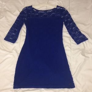 HOLLISTER Blue juniors bodycon dress
